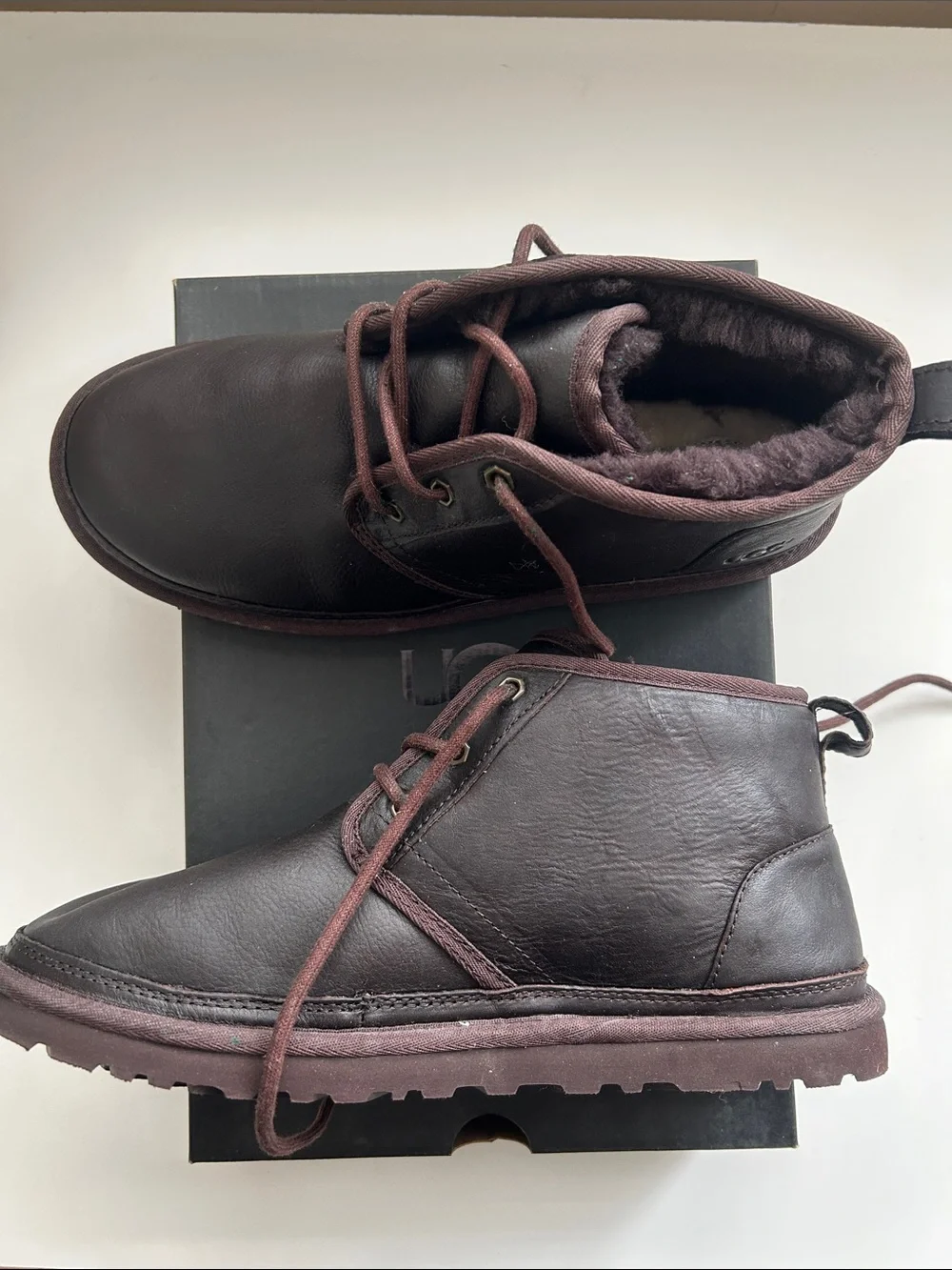 UGG Men's Dark Brown Neumel Boots